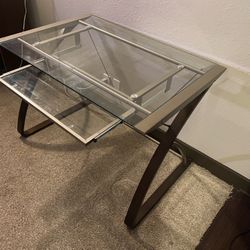 Glass desk