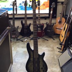 C4 GT Schecter Diamond Series Satin Characoal
