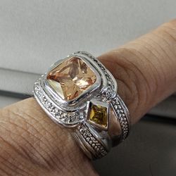 BEAUTIFUL SILVER MENS RING 