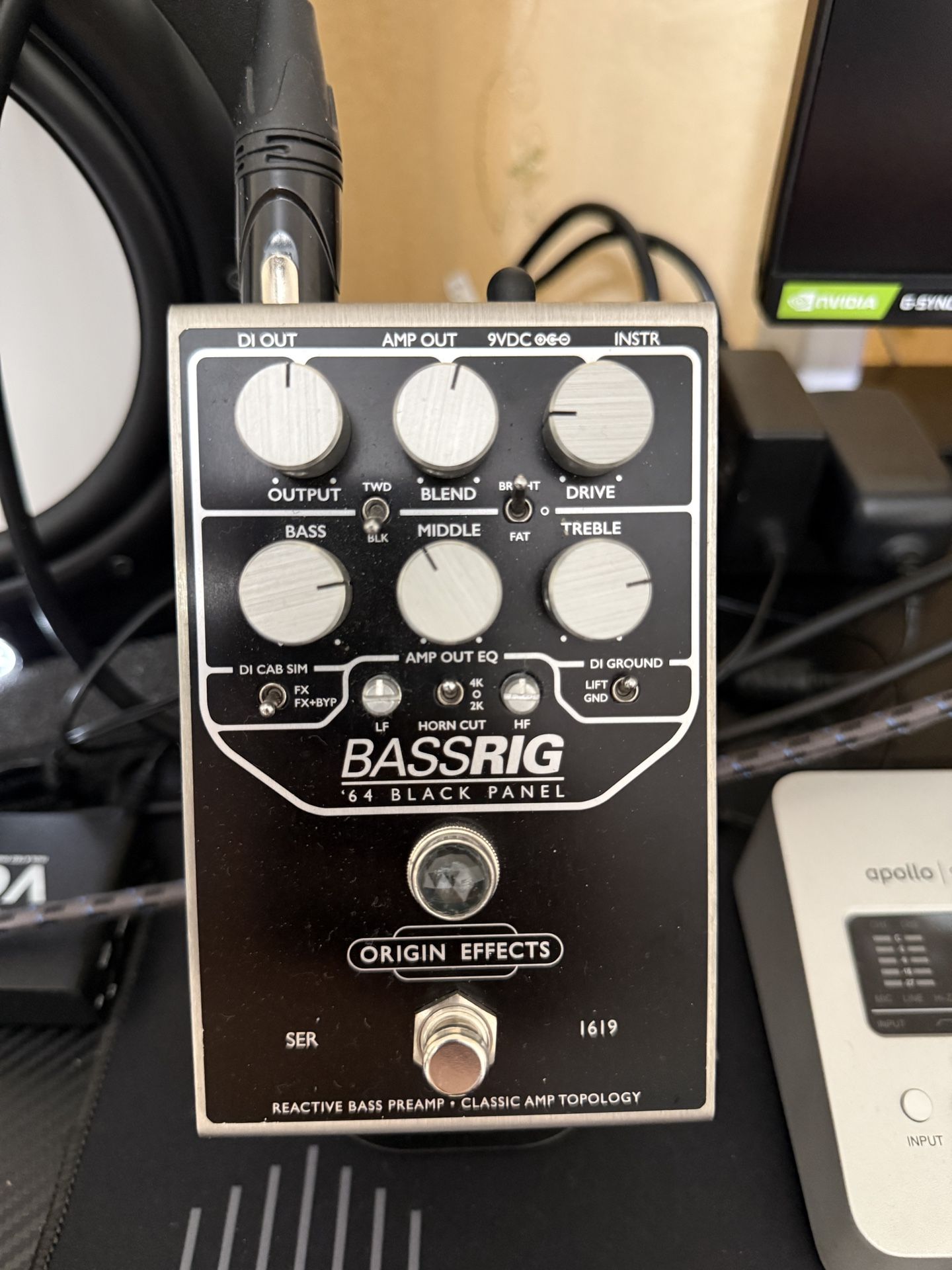 Origin Effects BassRig ’64 Black Panel