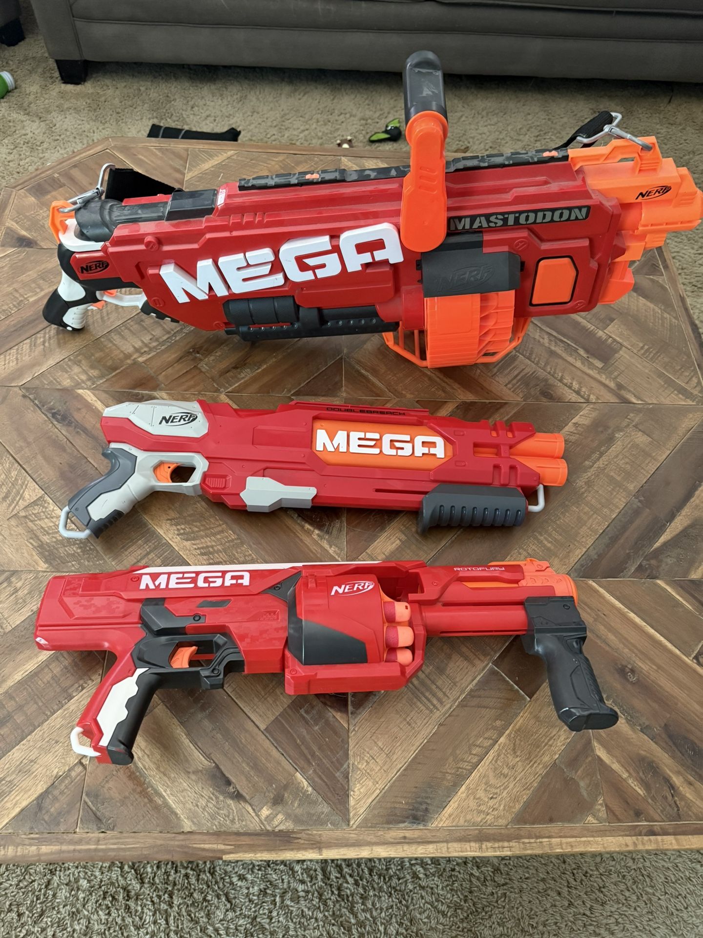 Nerf Mega guns 