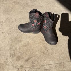 Light Up Spider Man Cow Boy Boots 
