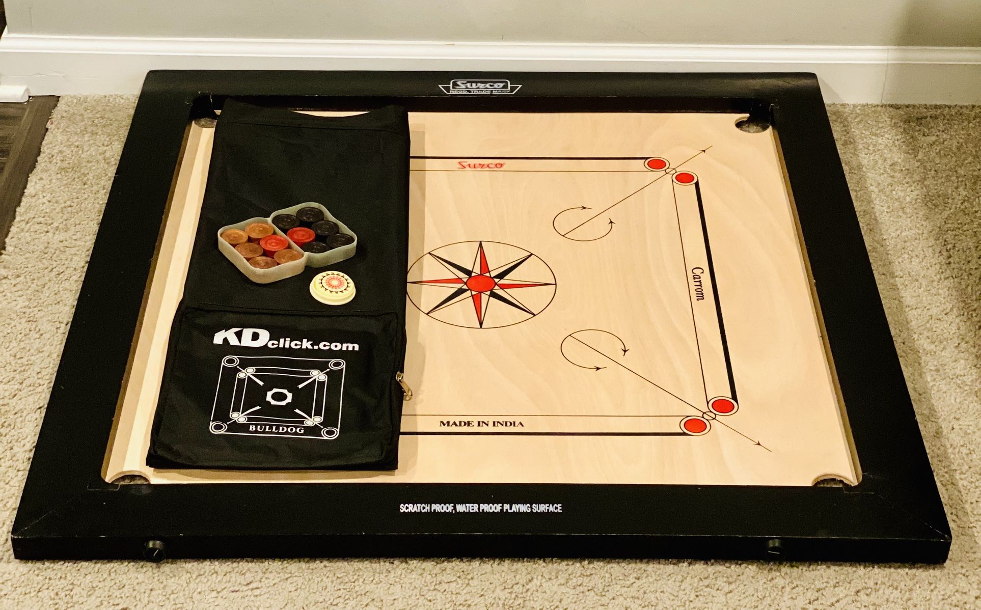 Premium Carrom Board And Cover