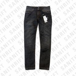 D&G Dolce & Gabbana faded black slim-fit jeans