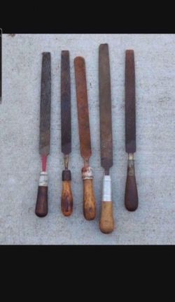 Heavy Duty Metal Files 12 Inches Long Made In USA  $10 Each