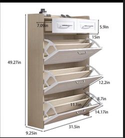Shoe cabinet drawer