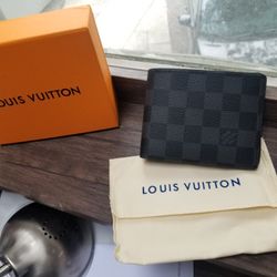 Louis Vuitton Black Damier Wallet