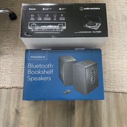 Fully automatic Wireless Bolt-Drive turntable And Wireless Bluetooth Speakers
