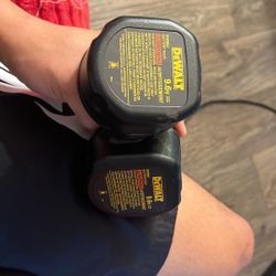 2 Dewalt Batteries 