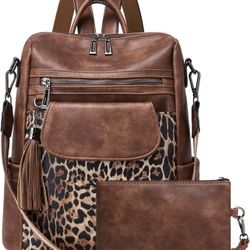 Opage Leather Bagpack