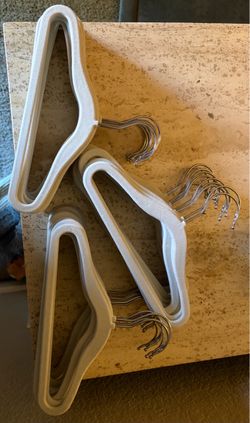 Gray kids hangers