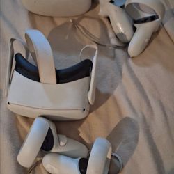 Oculus !!  Like new, with controllers asking 75 a piece.