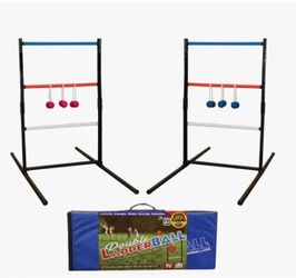 Double Ladderball Outdoor Bola Toss Game Set
