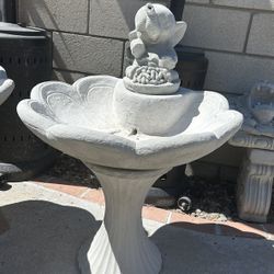 New Fountain Made Out Of Cement Perfect Gift 🎁 