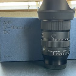 Sigma 17-40 f1.8 Sony E
