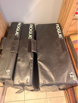 Rogue plyo boxes 6”,6”,12” / cajas para hacer ejercicio