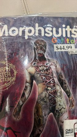 Costume Morphsuit The Facelift kids 12 years