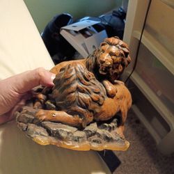 Antique Lion carving in perfect condition