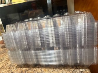 Plastic egg cartons