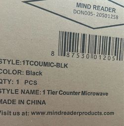 Metal Utility Shelving Unit - Black