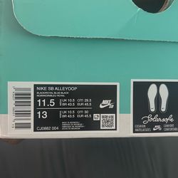 Nike SB Alleyoop black royal blue black 11 1/2 man