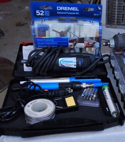 Dremel Multipro Rotary Tool Two-Speed Model 285 15k & 35k RPM Full Kit