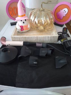 Dyson Supersonic Nural Hair Dryer (Ceramic Pink / Rose Gold) – Complete Set with Hanging Organizer