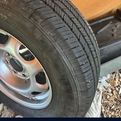 4 New Tires with rims 245/70/R17