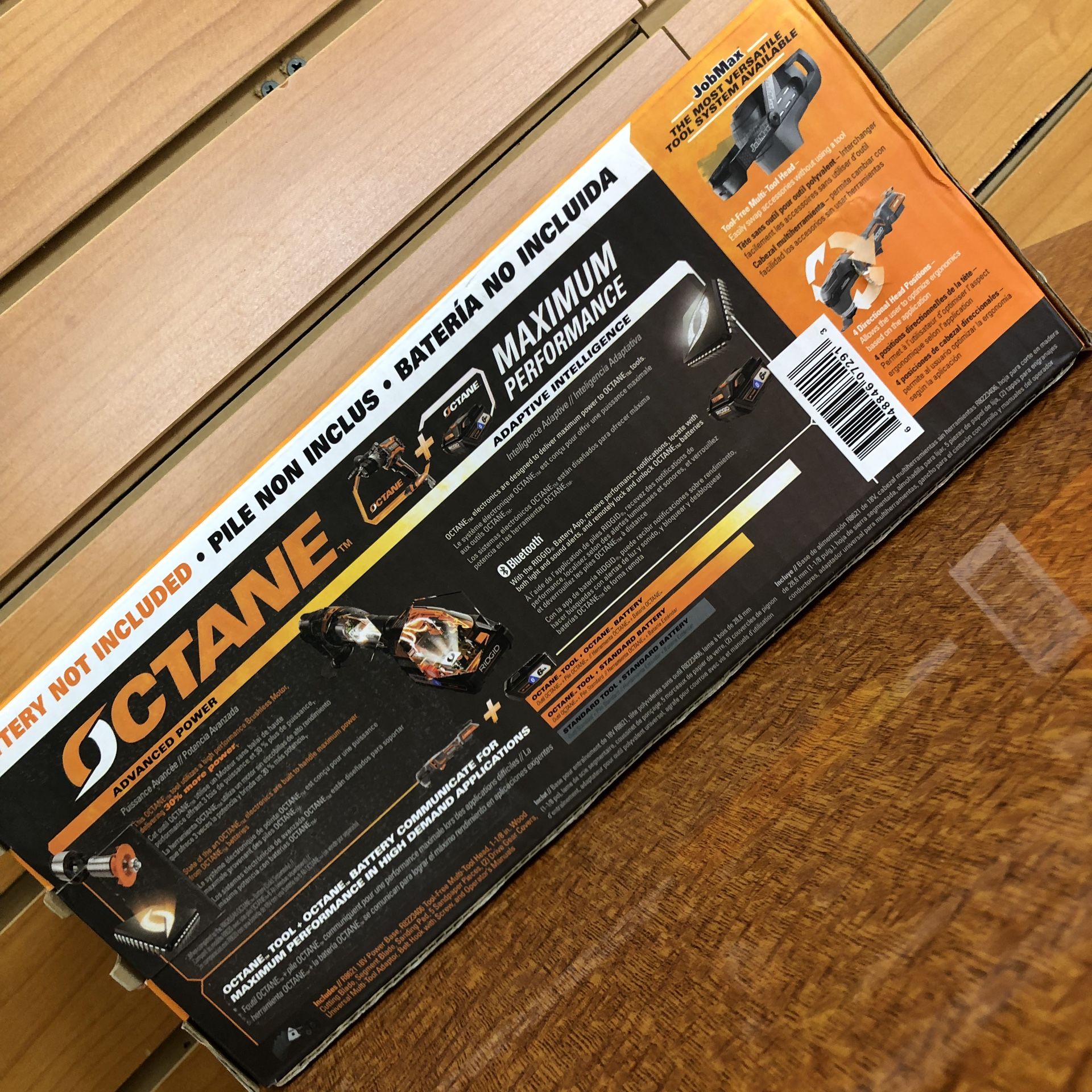 RIDGID 18Volt OCTANE Cordless Brushless JobMax MultiTool with ToolFree Head for Sale in