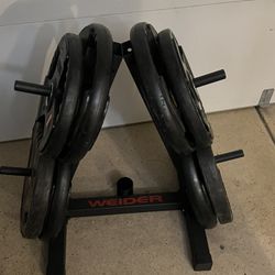 Rubber Grip Olympic Weights