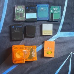 Memory Card Ps2 And Game Cube 