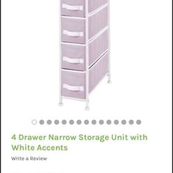 4 Drawer Storage Unit 