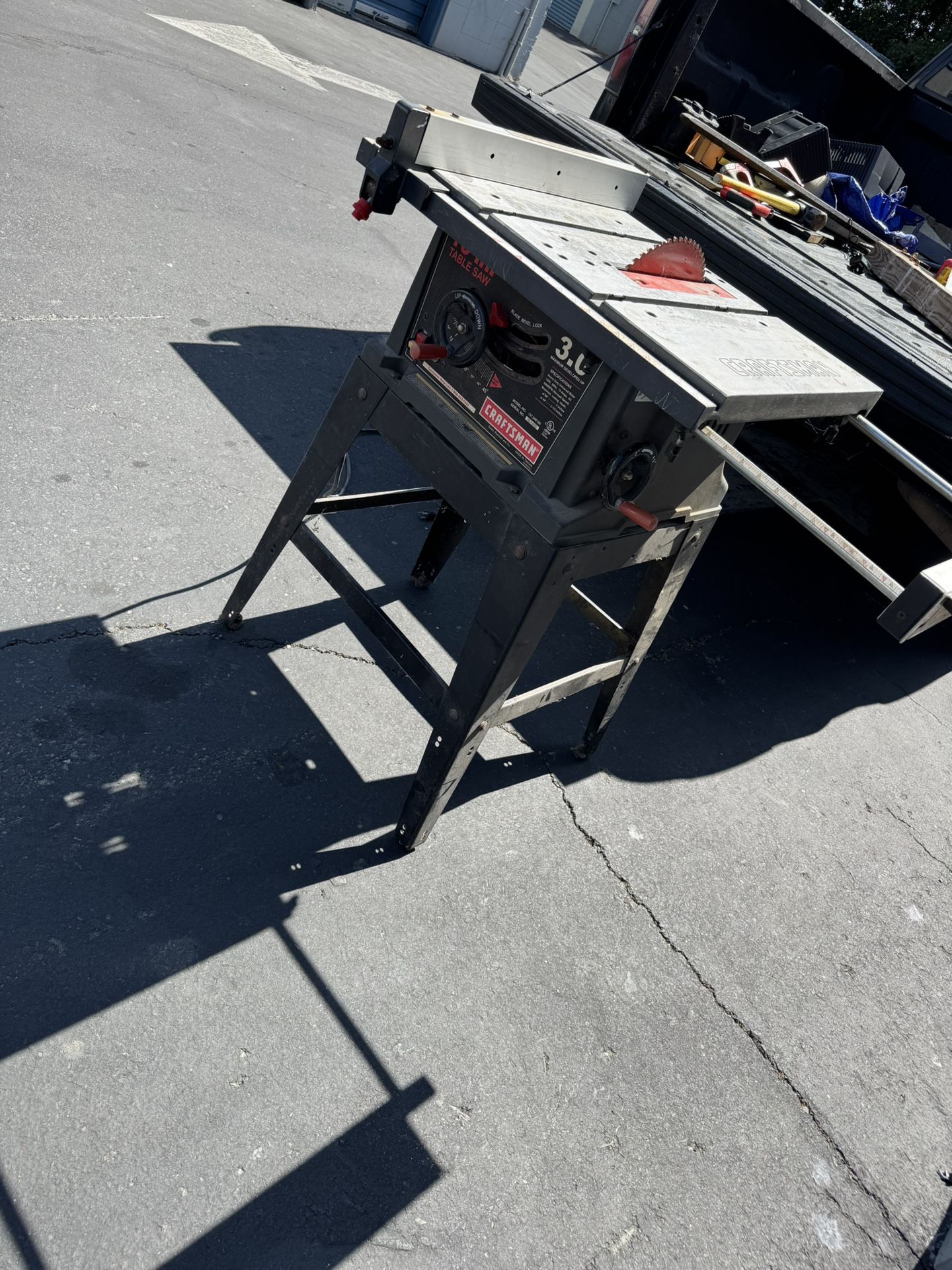 craftsman 10" table saw