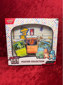 Pokémon Scarlet & Violet 151 Poster Collection Bulbasaur Charmander Squirtle