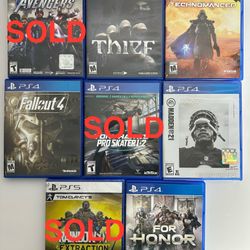 PS4 & PS5 Games – Great Selection! (Madden 21 & Rainbow Six New/Sealed)
