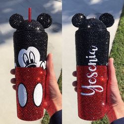 New Mickey Mouse Blinged Cup