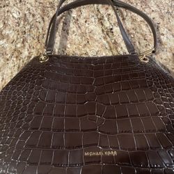 Crocodile Style Shoulder Bag 