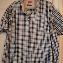 Wrangler Men's Button-down Short Sleeve Shirt