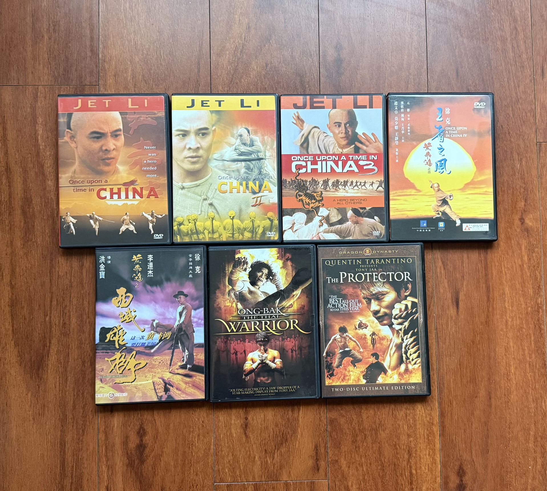 Martial Art DVD Lot #2 of 7 Movies - Jet Li and Tony Jaa
