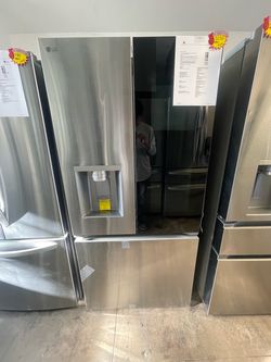 ( 33 inches )   LG Stainless Steel French Door Refrigerator Instanview