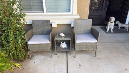 3 piece patio set