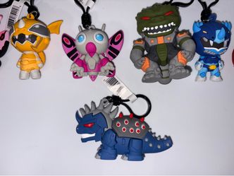 Power Rangers x Godzilla Series 1 Figural Bag Clips