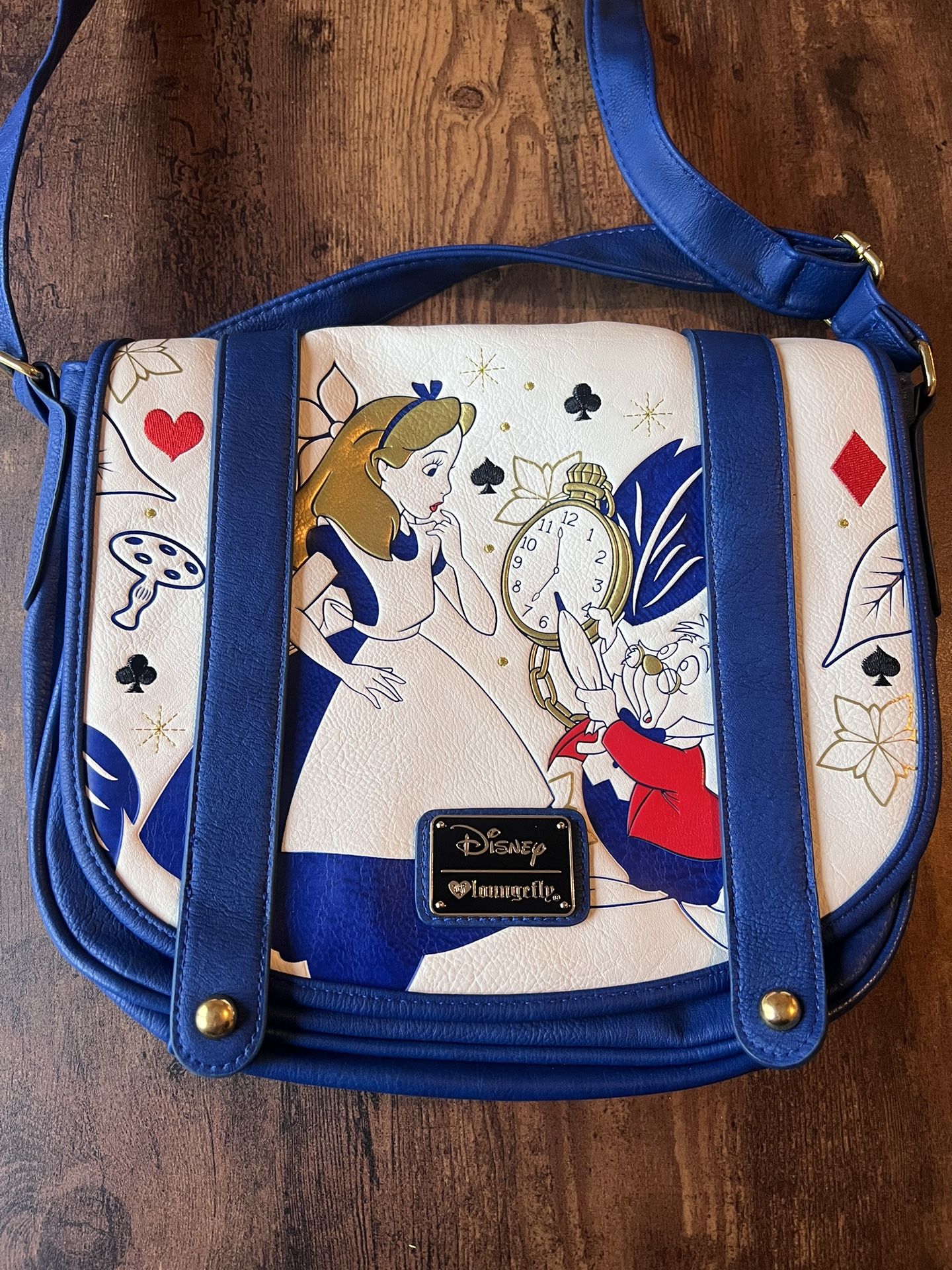 Disney Loungefly Shoulder Purse - Messenger Bag - Alice In Wonderland