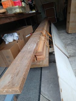 9 -pieces of framing lumber