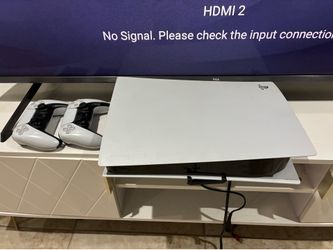 PS5 with 2 controllers