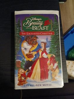 Beauty and the Beast The Enchanted Christmas VHS