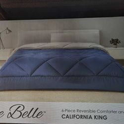 6 piece California King bedding set 