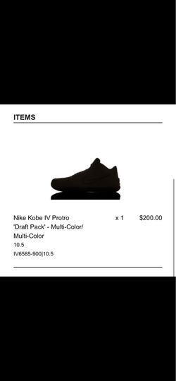 Nike Kobe 4 Protro "Draft Day Pack" (Blind Box) – Men's Size 10.5