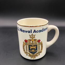 United States Naval Academy Vintage USA Coffee Cup Mug USN US Navigating 