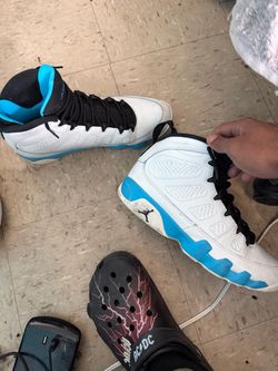 Powder Blue Jordan retro 9s